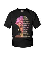 God says you are Youth T-Shirt tile