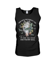 And into the forest I go Unisex Tank tile