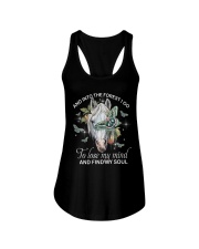 And into the forest I go Ladies Flowy Tank tile