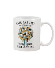 Cat are like potato chips Mug tile