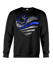 Back the blue Crewneck Sweatshirt front