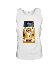 Sunflower car Unisex Tank tile