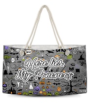 Here lies my pancreas Halloween Weekender Tote thumbnail