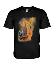 AUTISM AWARENESS V-Neck T-Shirt tile