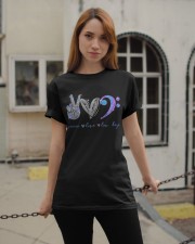 Peace love low key Classic T-Shirt apparel-classic-tshirt-lifestyle-19