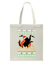 Catzilla Meowy Christmas Tote Bag tile