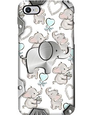 I love elephants Metal pattern print Phone Case i-phone-8-case