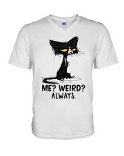 Me Weird Always V-Neck T-Shirt tile