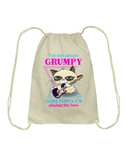 I'm not always grumpy Drawstring Bag tile