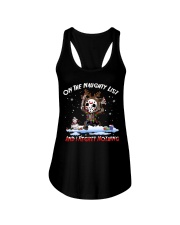 On The Naughty List And Regret Nothing Ladies Flowy Tank tile