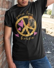 Peace love horse Classic T-Shirt apparel-classic-tshirt-lifestyle-27