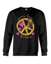 Peace love horse Crewneck Sweatshirt tile