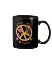 Peace love horse Mug tile