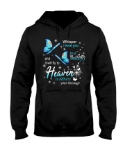 Whisper I love you Hooded Sweatshirt tile