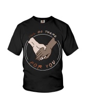 Never underestimate an old man Youth T-Shirt tile