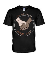 Never underestimate an old man V-Neck T-Shirt tile