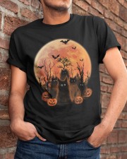 Black cat Halloween Classic T-Shirt apparel-classic-tshirt-lifestyle-26