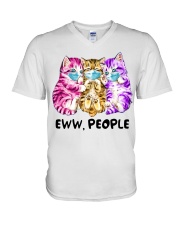 Ew people V-Neck T-Shirt tile