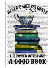 Never underestimate 11x17 Poster front