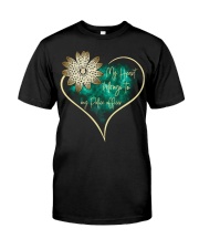 My heart belongs to my police officer Classic T-Shirt tile
