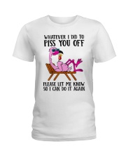 Please let me know Ladies T-Shirt tile