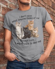 I don't care Classic T-Shirt apparel-classic-tshirt-lifestyle-26