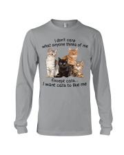 I don't care Long Sleeve Tee tile