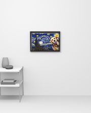Golden Retriever Starry Night Dog lovers 17x11 Poster poster-landscape-17x11-lifestyle-04