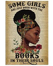 Some girls are just born with the books 11x17 Poster front