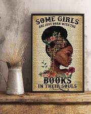 Some girls are just born with the books 11x17 Poster lifestyle-poster-3