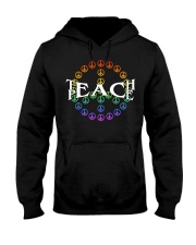 Teach peace Hooded Sweatshirt tile