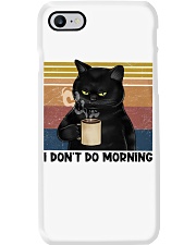I don't do morning Phone Case tile