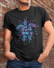 Live in the sunshine swim in the sea Classic T-Shirt apparel-classic-tshirt-lifestyle-26