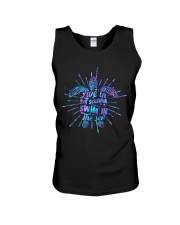 Live in the sunshine swim in the sea Unisex Tank tile