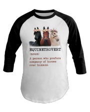 Equinetrovert Baseball Tee tile