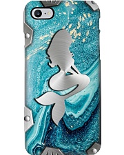 Mermaid Metal Pattern Print Phone Case i-phone-8-case