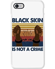 Black skin is not a crime retro Phone Case tile