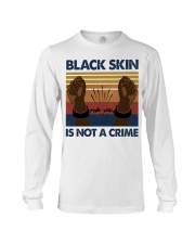 Black skin is not a crime retro Long Sleeve Tee tile