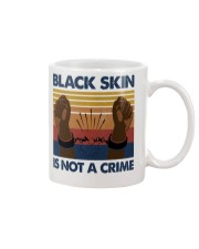 Black skin is not a crime retro Mug tile