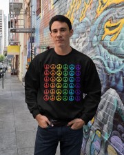 Peace Crewneck Sweatshirt lifestyle-unisex-sweatshirt-front-2