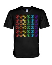 Peace V-Neck T-Shirt tile