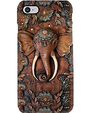 Elephant wooden pattern print Phone Case i-phone-8-case