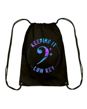Keeping it low key Drawstring Bag tile