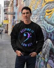 Keeping it low key Crewneck Sweatshirt lifestyle-unisex-sweatshirt-front-2