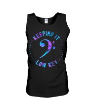 Keeping it low key Unisex Tank tile