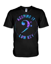 Keeping it low key V-Neck T-Shirt tile