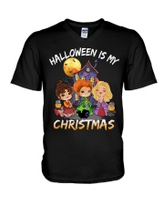 Halloween is my Christmas V-Neck T-Shirt tile