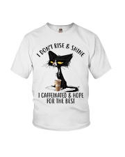 I don't rise and shine Youth T-Shirt tile