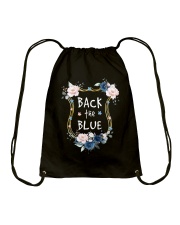 Back the blue Drawstring Bag tile
