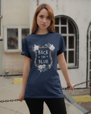 Back the blue Classic T-Shirt apparel-classic-tshirt-lifestyle-19